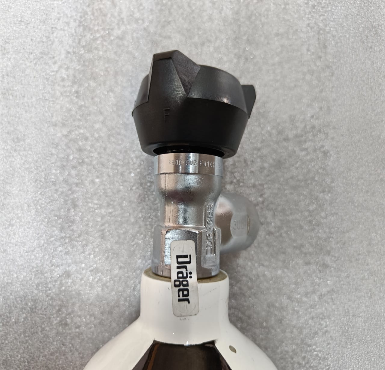 Drager 2L carbon PCP air cylinder – view 8