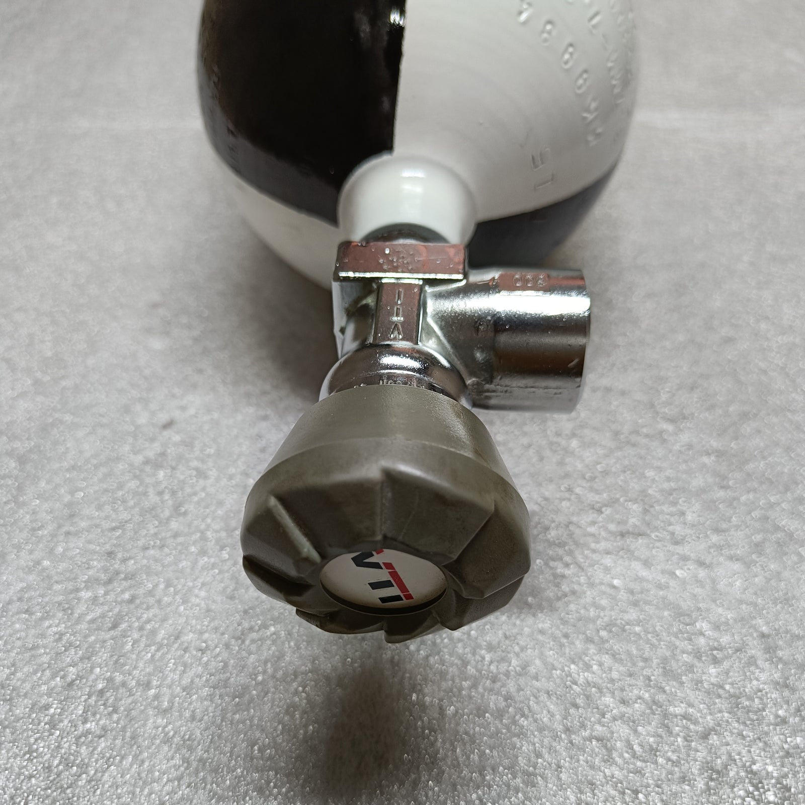 PCP Drager 6L Steel Cylinder + Filling Device (Combo), (Cylinder - Refurbished, Filling Device - New)