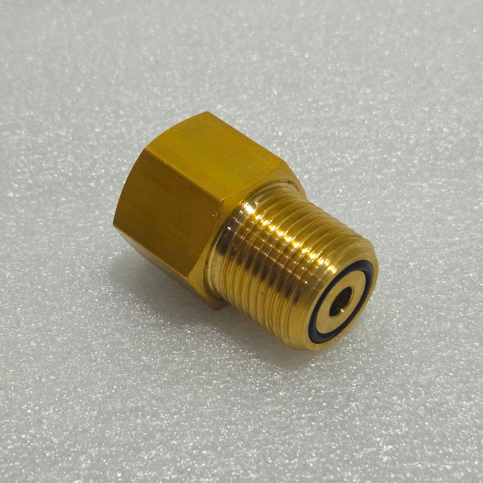 PCP universal brass adapter M18 x 1.5 male thread with O-ring – view 2