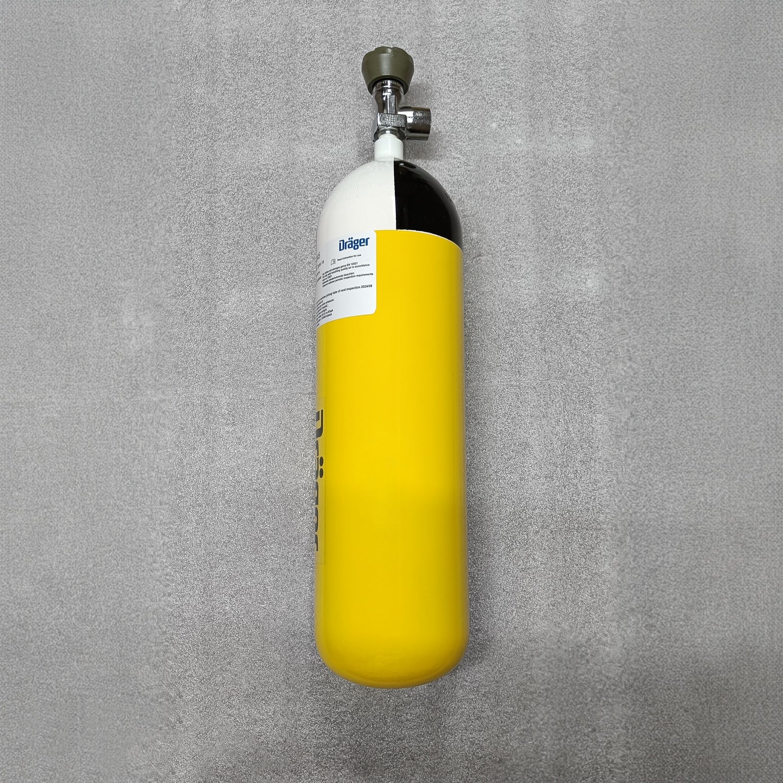 Drager 6L Steel PCP Air Cylinder 300 Bar – Refurbished