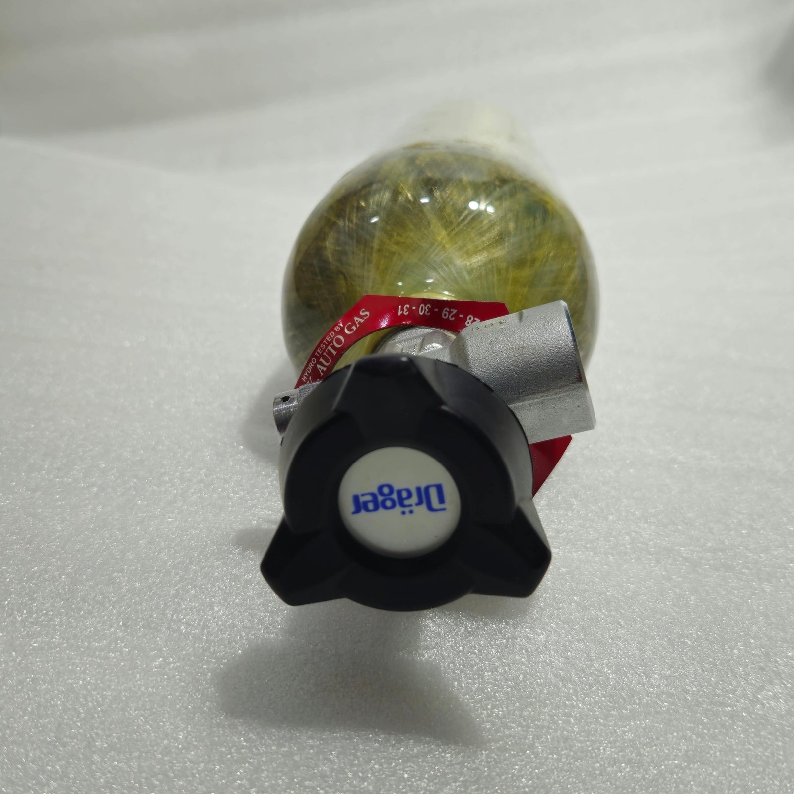 Drager valve handwheel on 3L carbon PCP air cylinder