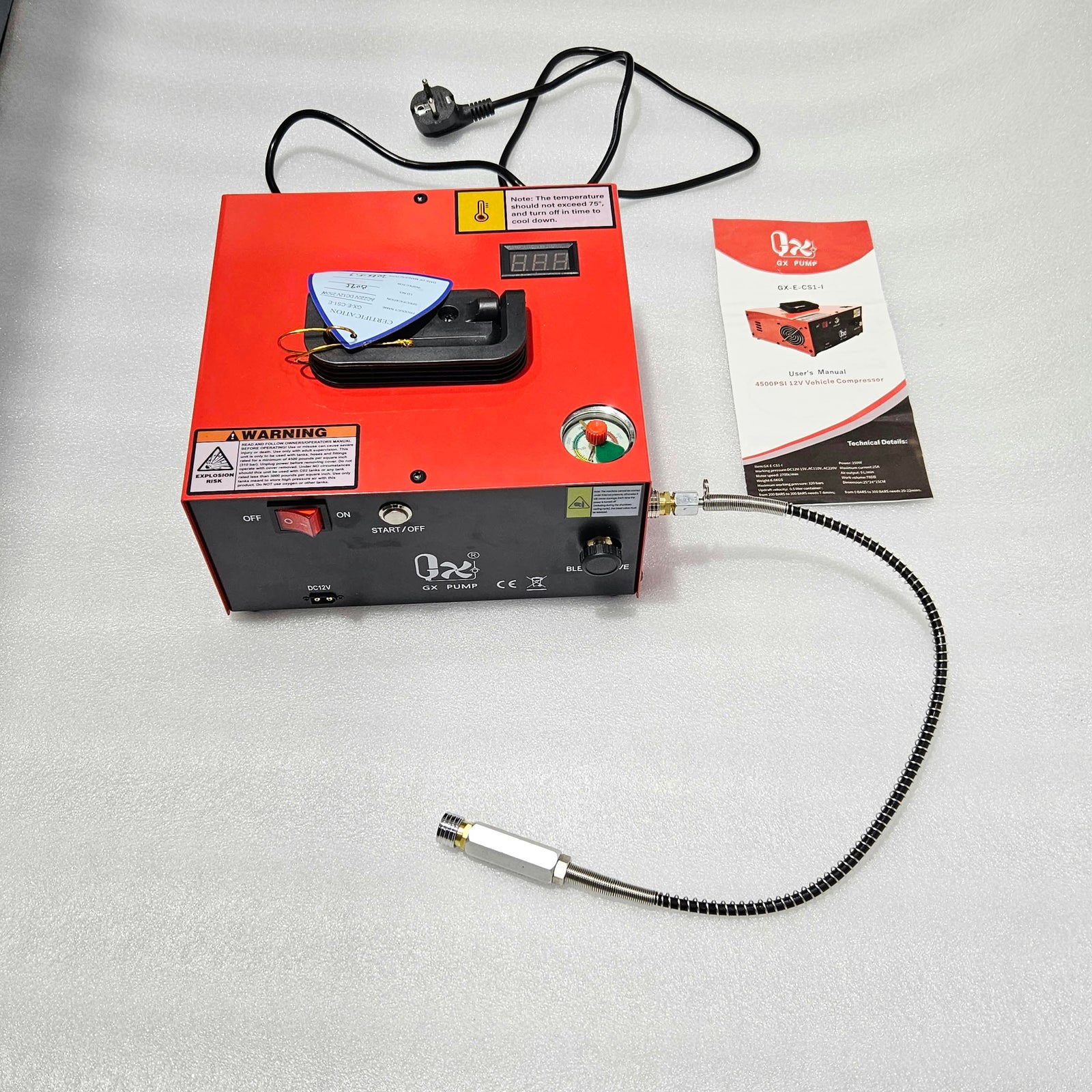 GX Pump PCP Air Compressor (Portable & Compact) - New
