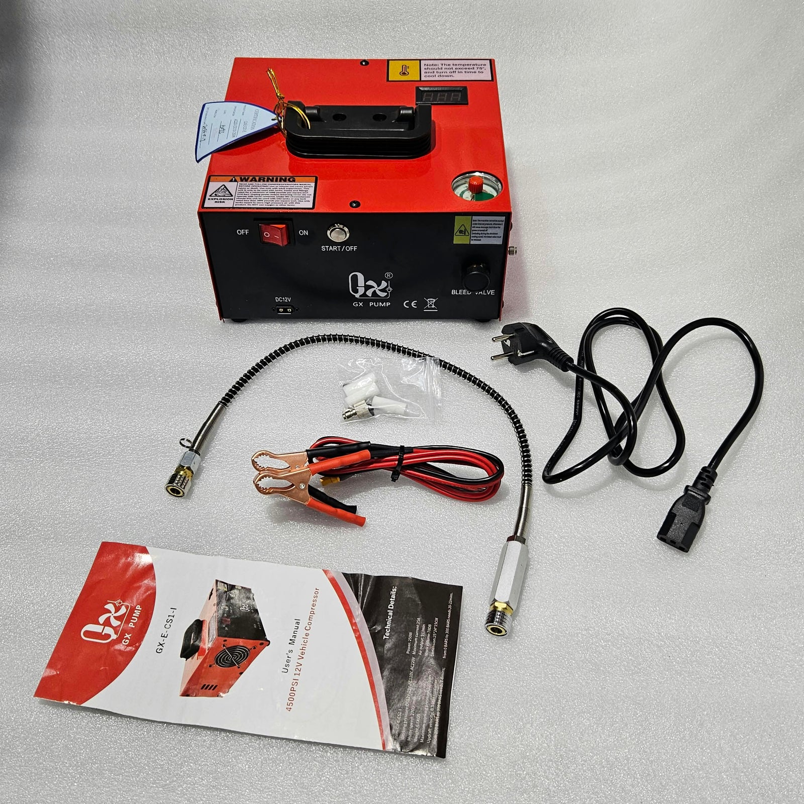 GX Pump PCP Air Compressor (Portable & Compact) - New