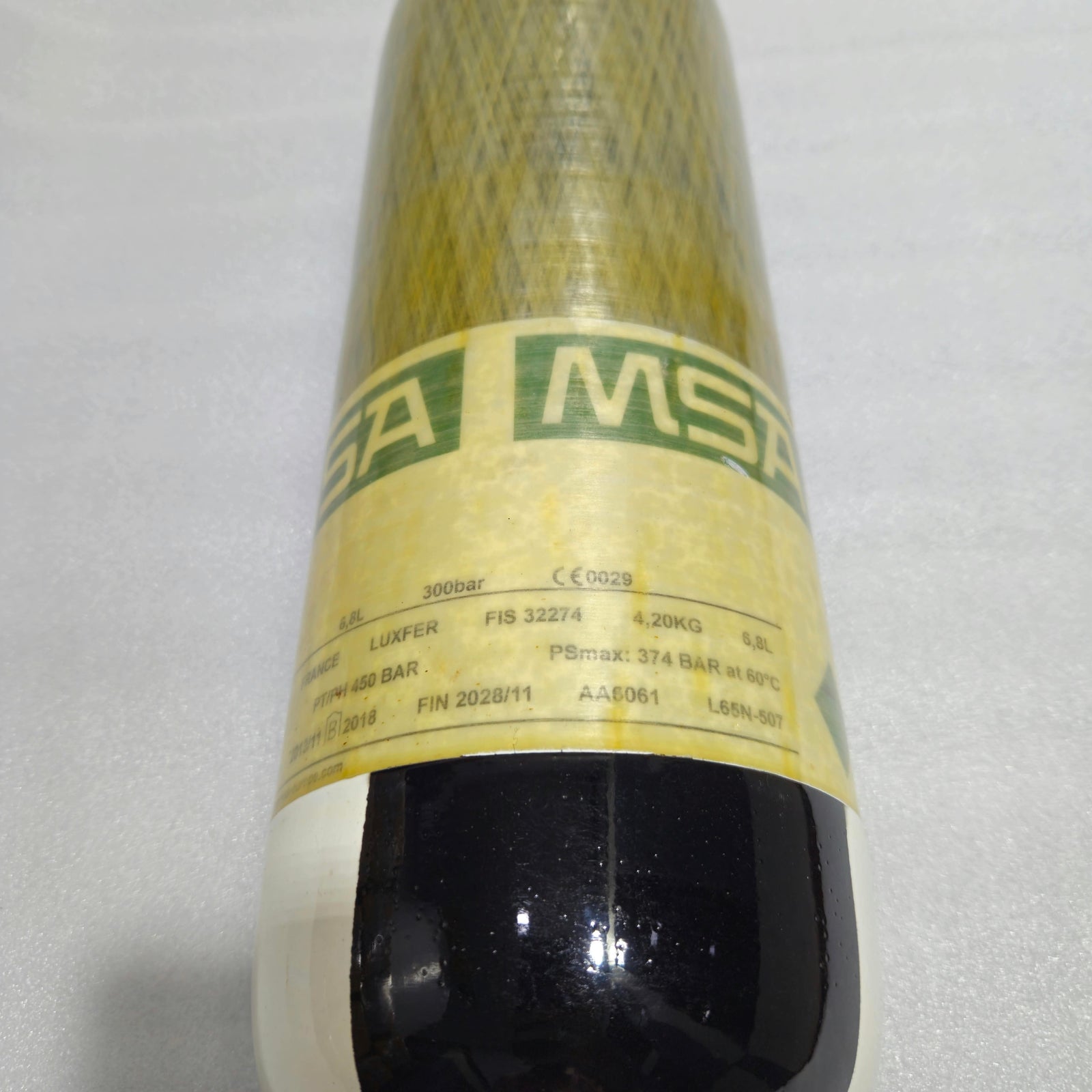 Msa 6.8 Litres Carbon Cylinder 300 Bar - Refurbished