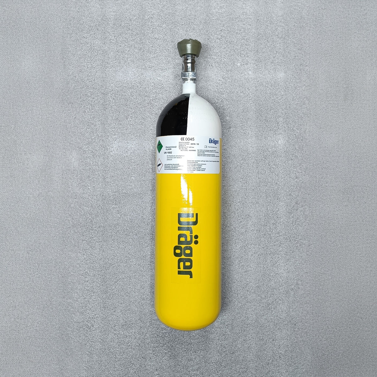 Drager 6L steel PCP air cylinder 300 bar refurbished