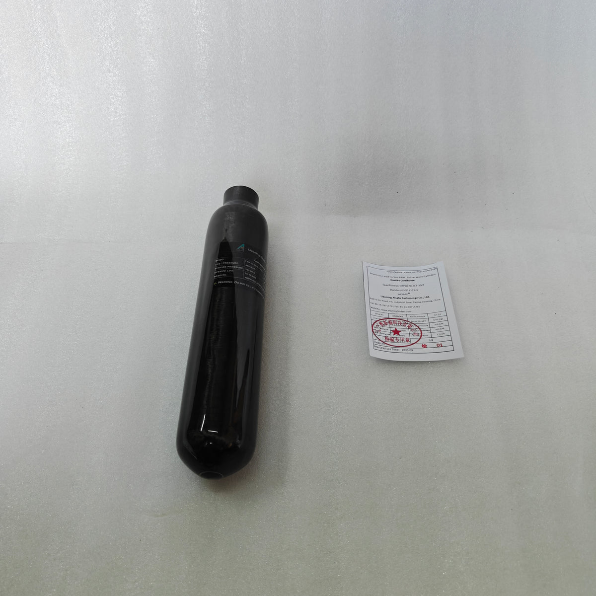 Alsafe 0.3L 300cc carbon fiber PCP air cylinder 300 bar
